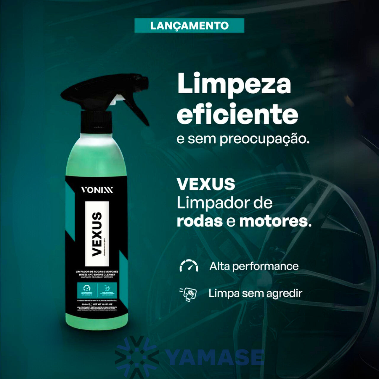 Vexus 500ml Limpador de Rodas e Motores - Imagem 2